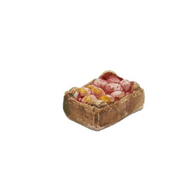 Mini-cagette de pommes Décors de crèche provençale