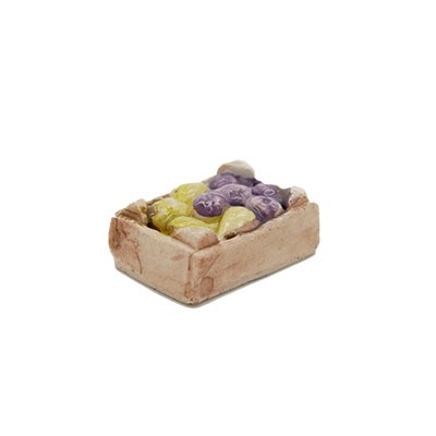 Mini-cagette de figues Décors de crèche provençale
