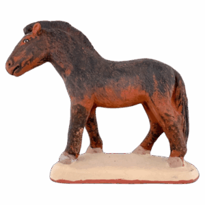 Cheval marron foncé