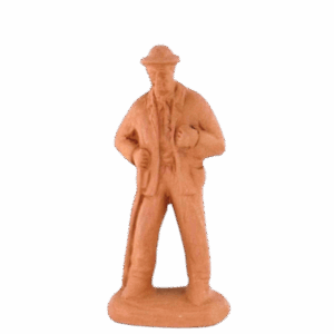 Homme au foin à peindre