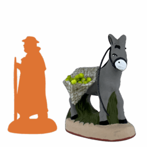Âne aux olives